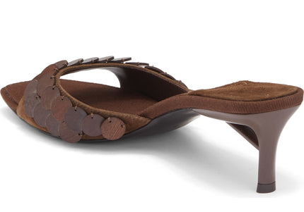 JEFFREY CAMPBELL ISLARA WOMEN HEELS - Brown Combo