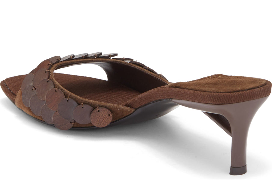 JEFFREY CAMPBELL ISLARA WOMEN HEELS - Brown Combo
