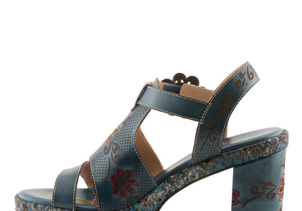 L'ARTISTE JAWDROP WOMEN SANDALS - Navy Multi