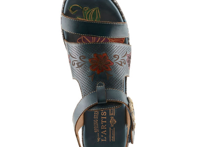 L'ARTISTE JAWDROP WOMEN SANDALS - Navy Multi