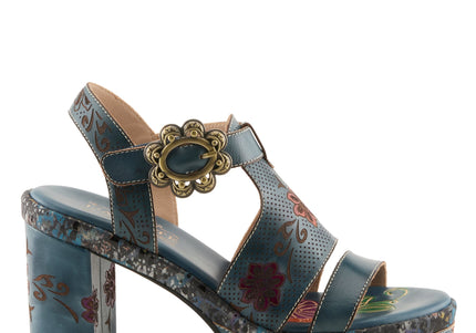 L'ARTISTE JAWDROP WOMEN SANDALS - Navy Multi