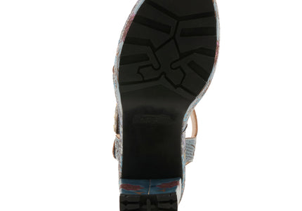 L'ARTISTE JAWDROP WOMEN SANDALS - Navy Multi