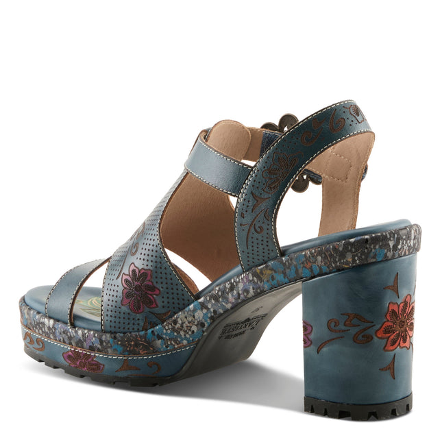 L'ARTISTE JAWDROP WOMEN SANDALS - Navy Multi