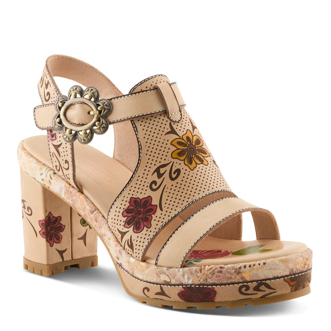 L'ARTISTE JAWDROP WOMEN SANDALS - Beige Multi