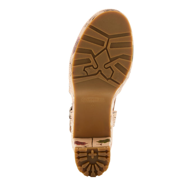 L'ARTISTE JAWDROP WOMEN SANDALS - Beige Multi