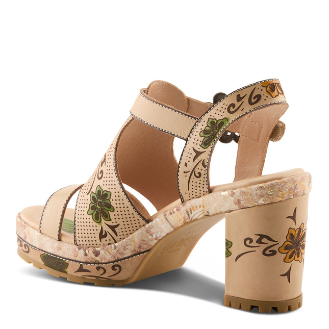 L'ARTISTE JAWDROP WOMEN SANDALS - Beige Multi
