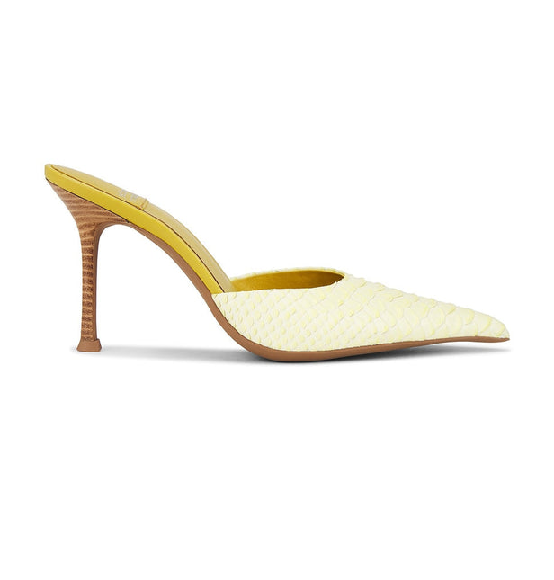 JEFFREY CAMPBELL ROBYN Women Heels - Yellow Snake