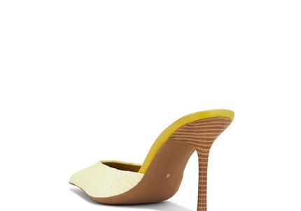 JEFFREY CAMPBELL ROBYN Women Heels - Yellow Snake