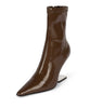 Brown Crinkle Patent Silver