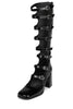 Black Crinkle Patent