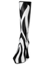Black White