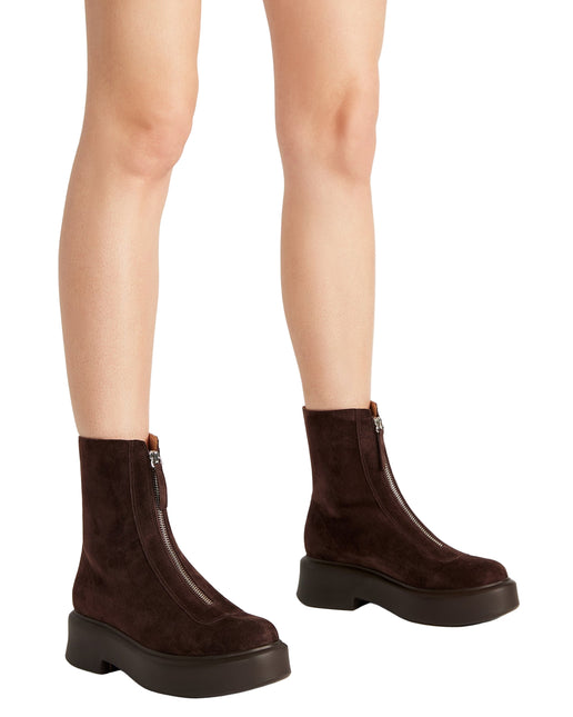 STEVE MADDEN JONES WOMEN BOOTS - Brown Suede