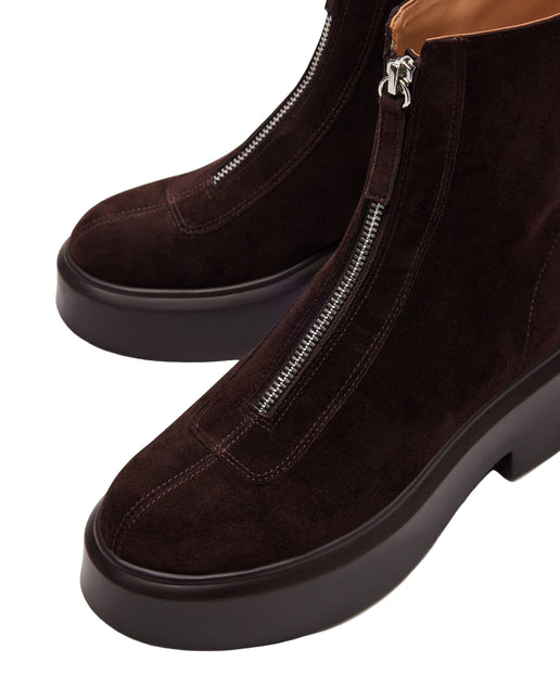 STEVE MADDEN JONES WOMEN BOOTS - Brown Suede