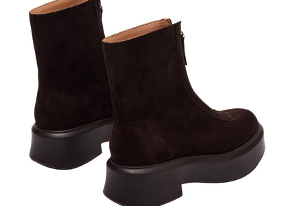 STEVE MADDEN JONES WOMEN BOOTS - Brown Suede
