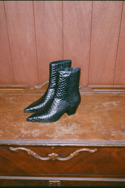 JEFFREY CAMPBELL JOSHUATREE WOMEN BOOTS - Black Snake