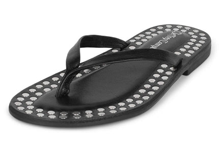 JEFFREY CAMPBELL KATRINA-ST WOMEN SANDAL - Black Silver