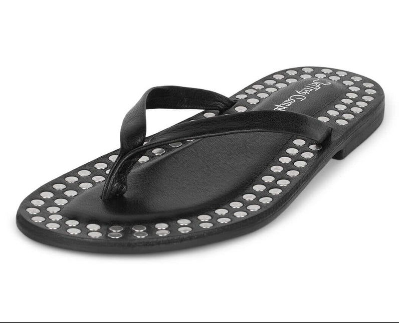 JEFFREY CAMPBELL KATRINA-ST WOMEN SANDAL - Black Silver