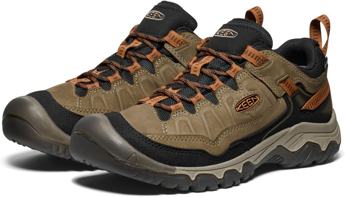 KEEN TARGHEE IV WP WIDE-M MEN SHOES - Sea Turtle / Roasted Pecan