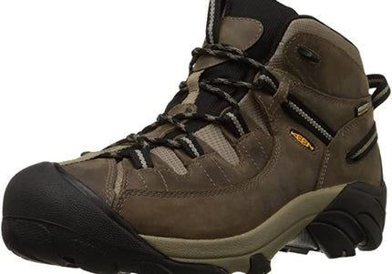 KEEN TARGHEE II MID WP WIDE-M MEN BOOTS - Shitake / Brindle