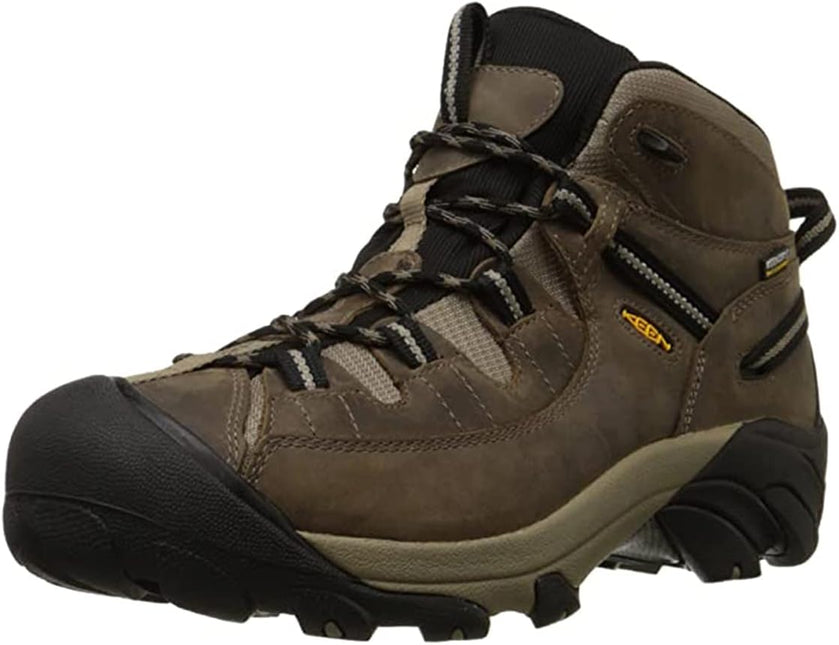KEEN TARGHEE II MID WP WIDE-M MEN BOOTS - Shitake / Brindle