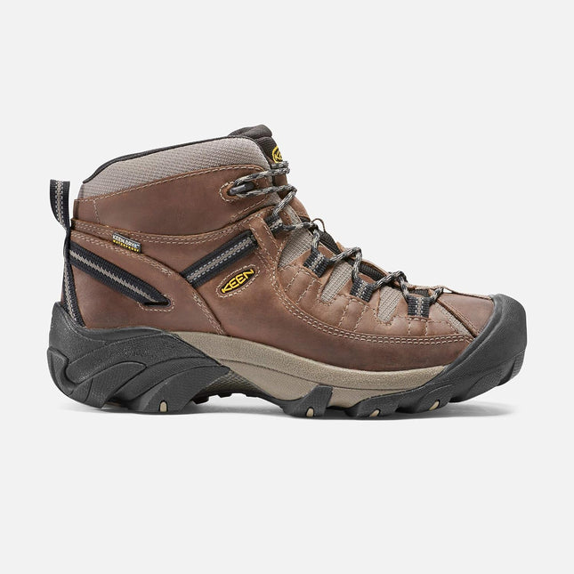 KEEN TARGHEE II MID WP WIDE-M MEN BOOTS - Shitake / Brindle
