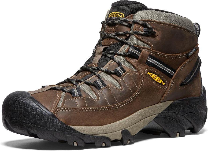 KEEN TARGHEE II MID WP-M MEN BOOTS - Shitake / Brindle