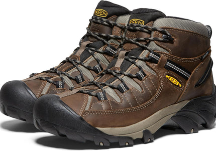 KEEN TARGHEE II MID WP-M MEN BOOTS - Shitake / Brindle