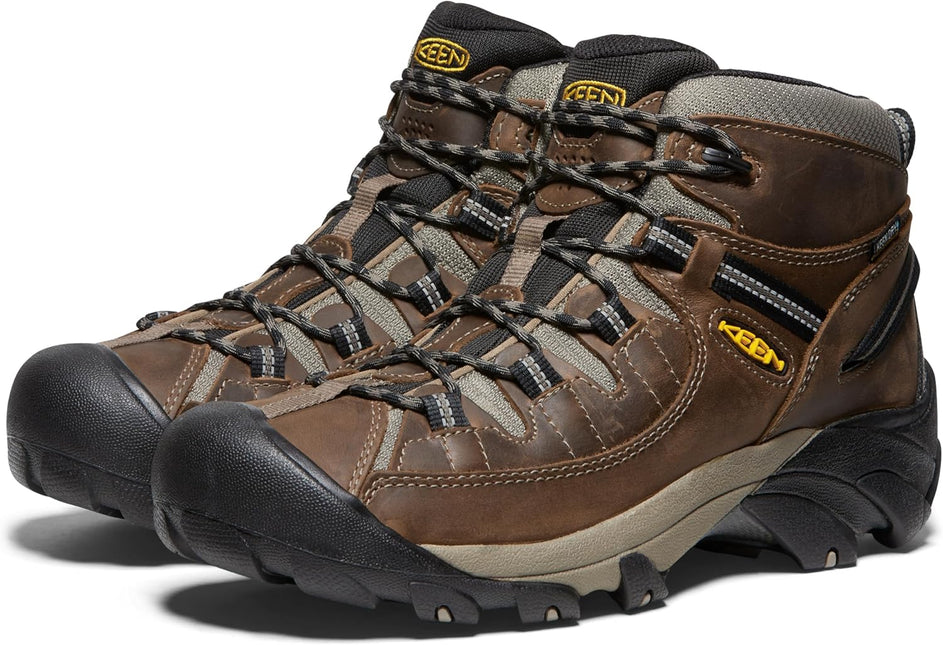 KEEN TARGHEE II MID WP-M MEN BOOTS - Shitake / Brindle