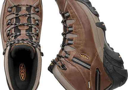 KEEN TARGHEE II MID WP-M MEN BOOTS - Shitake / Brindle