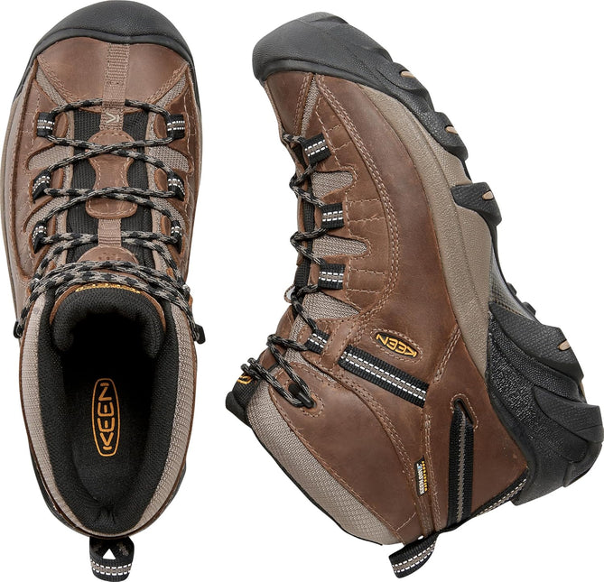 KEEN TARGHEE II MID WP-M MEN BOOTS - Shitake / Brindle