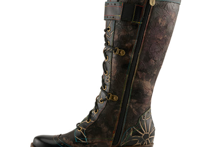 L'ARTISTE KISHA-FALL WOMEN BOOTS  - Black Multi