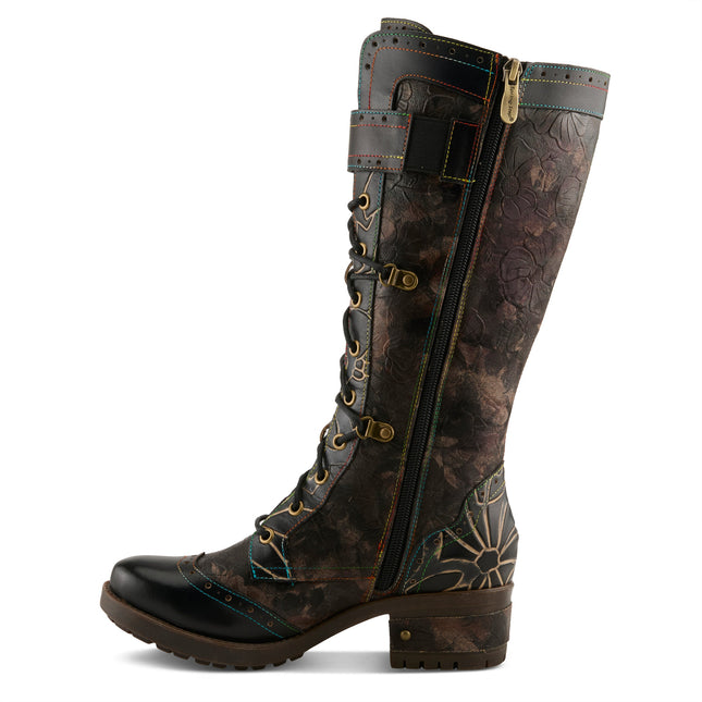 L'ARTISTE KISHA-FALL WOMEN BOOTS  - Black Multi