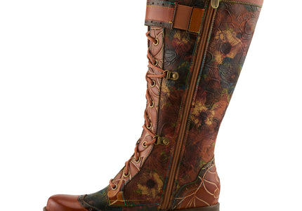 L'ARTISTE KISHA-FALL WOMEN BOOTS  - Camel Multi