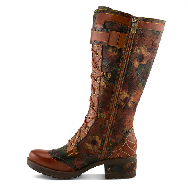 L'ARTISTE KISHA-FALL WOMEN BOOTS  - Camel Multi