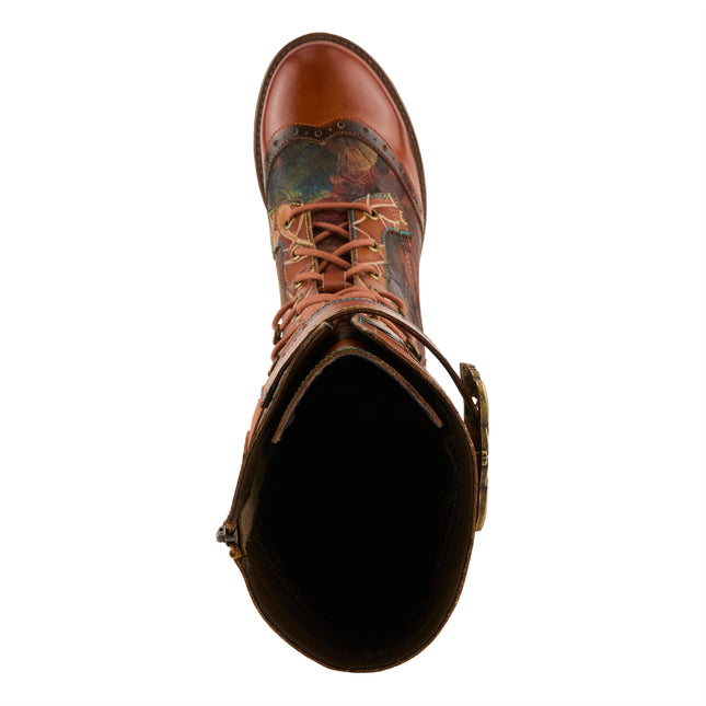 L'ARTISTE KISHA-FALL WOMEN BOOTS  - Camel Multi