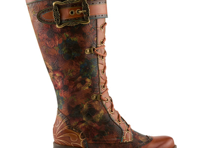 L'ARTISTE KISHA-FALL WOMEN BOOTS  - Camel Multi