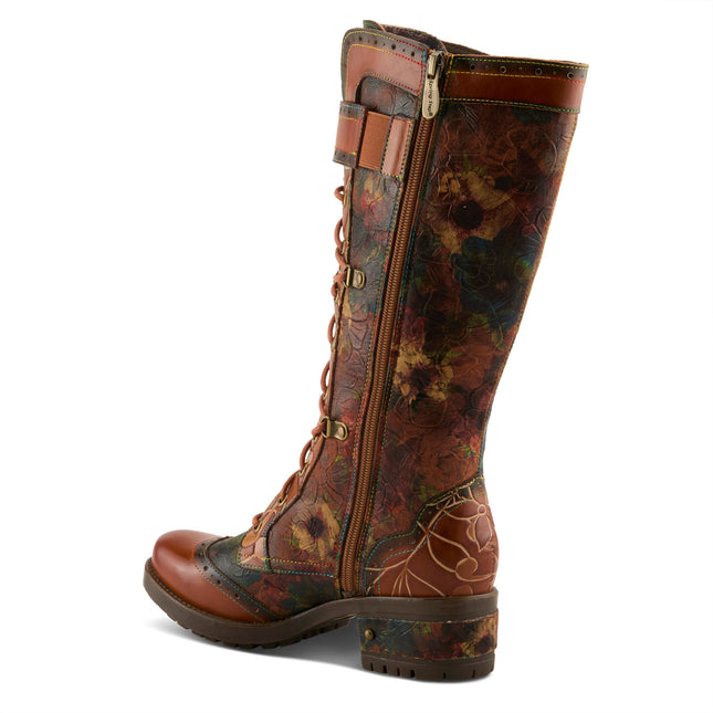 L'ARTISTE KISHA-FALL WOMEN BOOTS  - Camel Multi