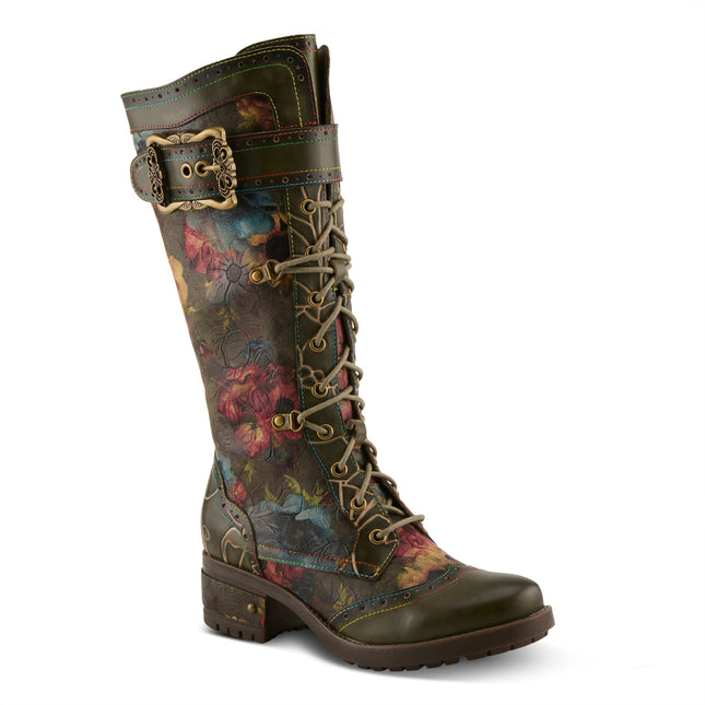 L'ARTISTE KISHA-FALL WOMEN BOOTS  - Olive Multi