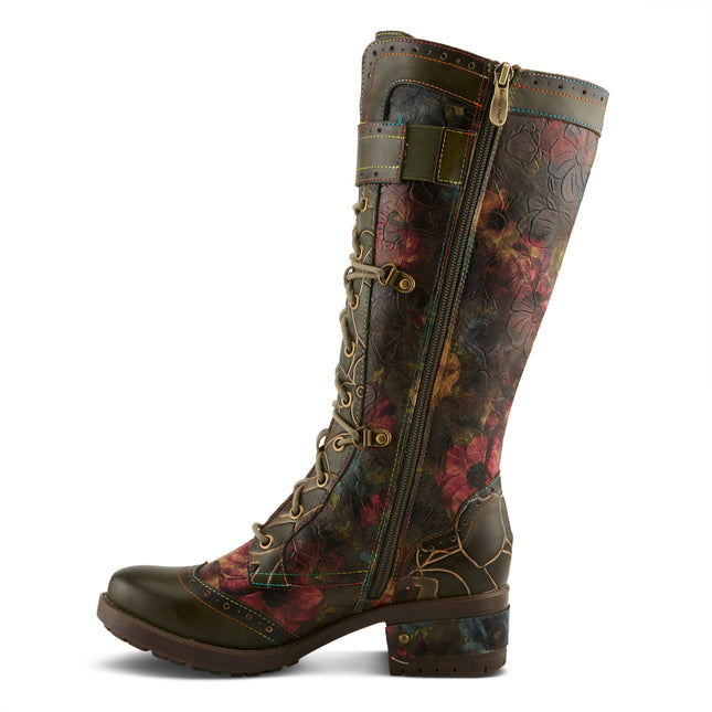L'ARTISTE KISHA-FALL WOMEN BOOTS  - Olive Multi