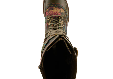 L'ARTISTE KISHA-FALL WOMEN BOOTS  - Olive Multi
