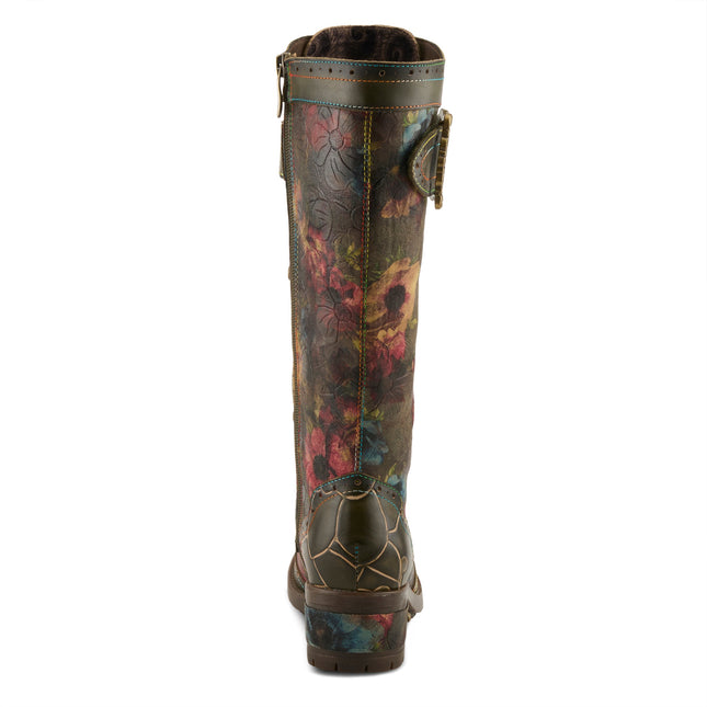 L'ARTISTE KISHA-FALL WOMEN BOOTS  - Olive Multi
