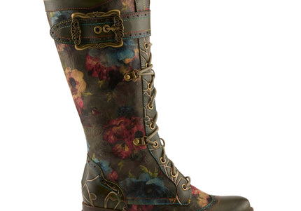 L'ARTISTE KISHA-FALL WOMEN BOOTS  - Olive Multi