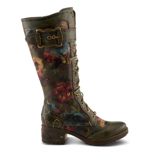 L'ARTISTE KISHA-FALL WOMEN BOOTS  - Olive Multi