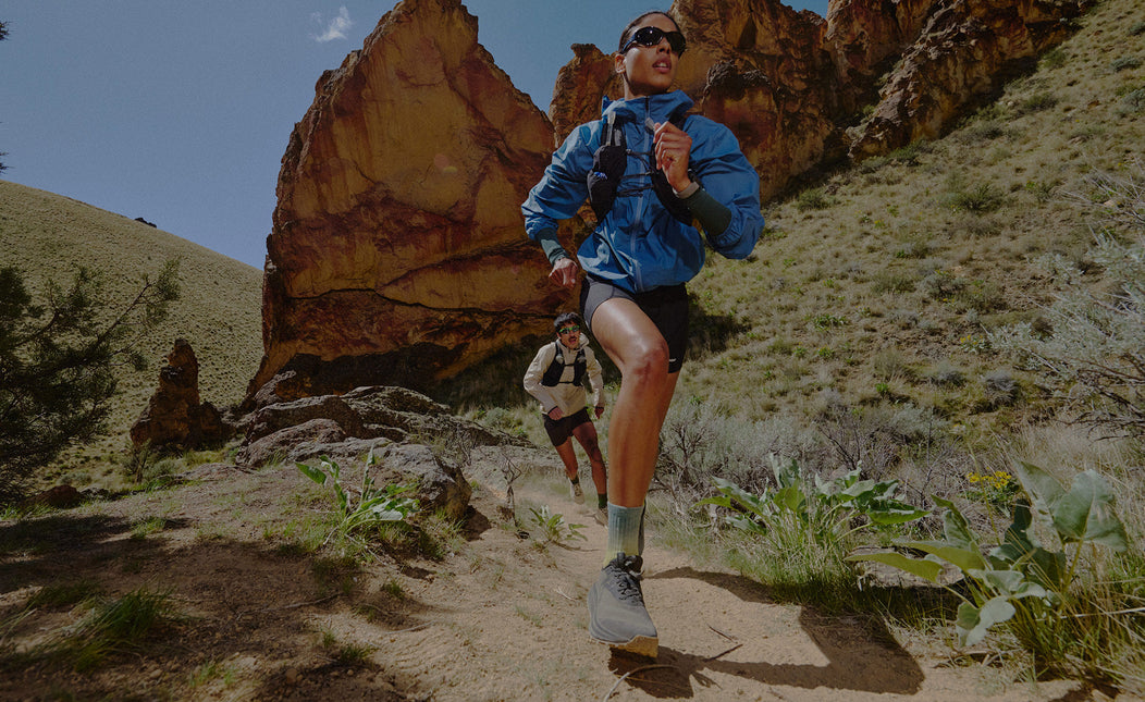 KEEN Women's Roam Trail Running Shoe Vintage Indigo/Ballad Blue - lifestyle
