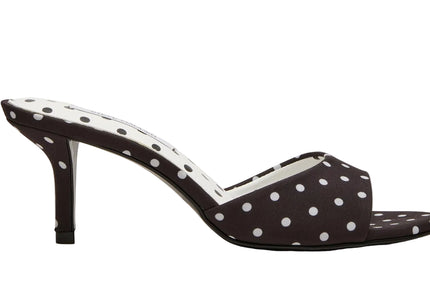 STEVE MADDEN KENDRIX WOMEN MULES - Black / White