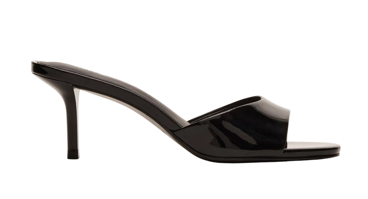 STEVE MADDEN KENDRIX WOMEN MULES - Black Leather