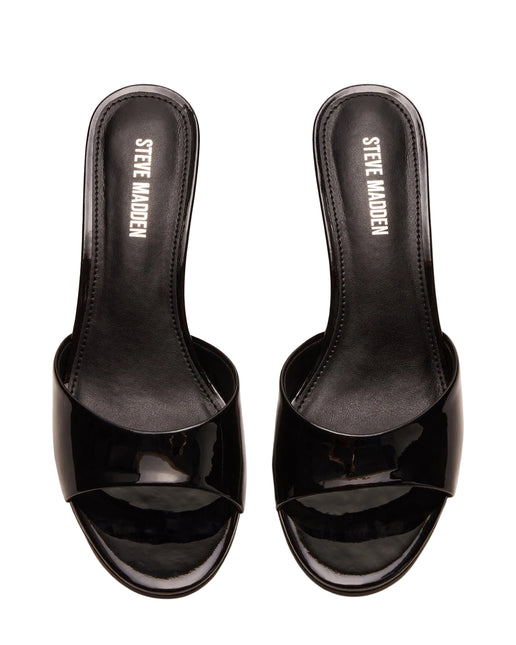 STEVE MADDEN KENDRIX WOMEN MULES - Black Leather