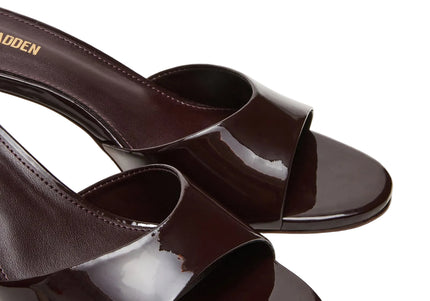 STEVE MADDEN KENDRIX WOMEN MULES - Brown Leather