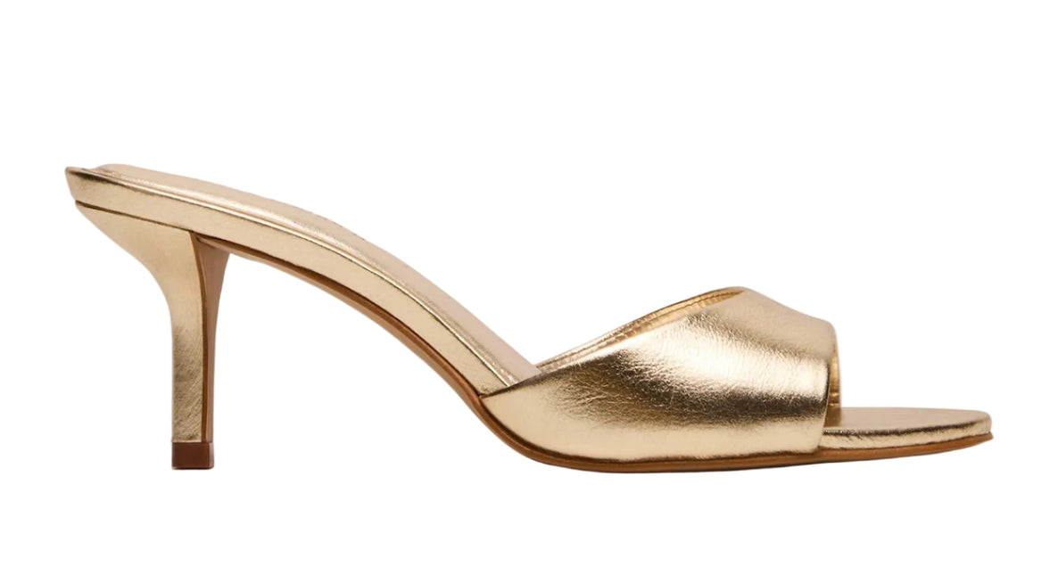 STEVE MADDEN KENDRIX WOMEN MULES - Gold Leather