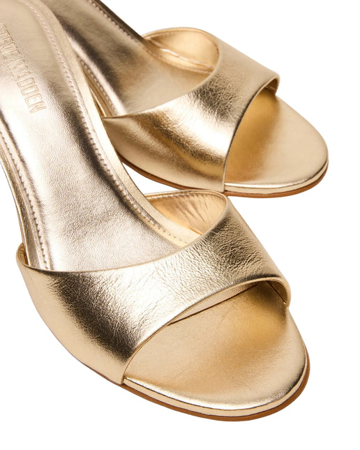STEVE MADDEN KENDRIX WOMEN MULES - Gold Leather